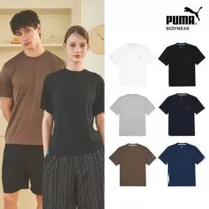 푸마 90-115사이즈푸마 남녀공용 드라이 반팔 언더셔츠 6종세트 1866857