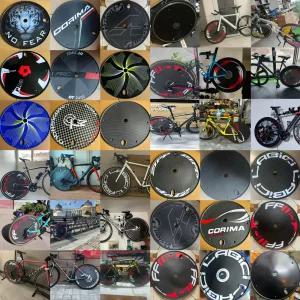 700C 픽시 휠 카본삼발이 바퀴 개 디스크 set 700C블랙플라워