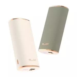 충전식 휴대용 손난로 3단계 온도조절 잔량표시 대용량 보조배터리 9000mAh 휴대용 충전식 양면발열 손난로