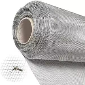 KISKIS 20 메시 에어벤트 창문 스크린 304 스테인리스 스틸 도어 윈도우 및 교체 파티오 DIY 프로젝트