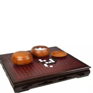 고급 바둑판 세트 원목 테이블 기원형 정통 바둑함