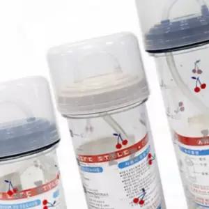 실리콘 빨대컵 400ml 텀블러 스포츠물병 물통 초등 물병 보틀 캠핑 사무실