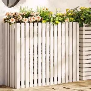 원목 실외기 커버 원목실외기커버 에어컨 보호 가림막