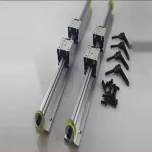 슬라이드 레일 선형 리니어 슬라이딩 세트 가이드 브래킷 직경 16mmx1m 이미지 세트