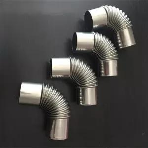 난로연통 연탄 보일러 엘보 화목 스텐연통 6CM 90도