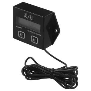 시간계가 장착된 BESTYASH 디지털 모터사이클 전기톱 타코미터 ATV 잔디 깎는 기계 발전기용 소형 엔진