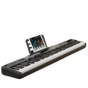 교회 키보드 전자 오르간 88키 디지털피아노 초보자 블랙 스탠다드