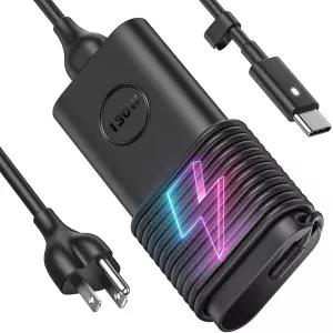 Dell XPS 15용 130W 노트북 USBC 충전기 15 2in1 17 9575 9500 9510 9520 9530 9700 9720 9730 Precision