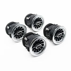 메르세데스 벤츠 V 클래스 W447 V250 용 앰비언스 라이트 에어컨 벤트 전면 AC 공기 배출구 깍지 터빈