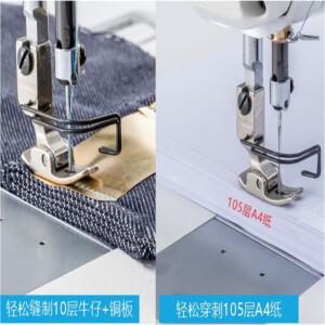 JOJOSEW JACK A5E 지능형 천 급식 잠금 스티치 재봉틀, 부드럽고 연속 바늘 씰링 오일 팬