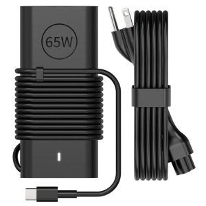COWOOGMZ 65W 60W USB C 노트북 충전기 Dell Chromebook 3100 3300 3380 3400 3500 Latitude 5420 5430 5440 5450 5530 5540 7340 7440 XPS 13 컴퓨터 타입 AC 어댑터와 호환됩니다