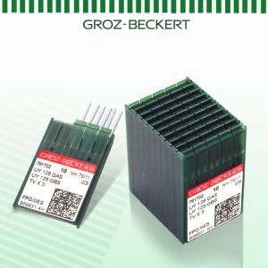 산업용 커버스티치 (플랫 락) 재봉틀 액세서리, 100 개 UY128GAS Groz-Beckert 바늘 TVX3 SY7272 MY1044 9