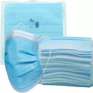 일회용 마스크 60개 3겹 필터 장벽/휴대용 여행용 휴대용 케이스 포함 / SM60