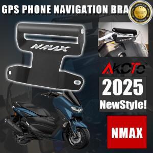 새로운 오토바이 CNC 액세서리 Yamaha NMAX 155 Nmax155 2025+ 부품 용 GPS 휴대 전화 네비게이션 브래킷
