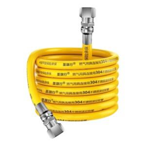 폭발 방지 천연가스 파이프 0.5/1/1.5/2/2.5m 아머드 스토브 가스 라인 유연한 강철 설치류 건조기 호스