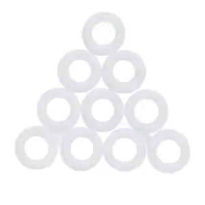 소다 머신 카보네이터 호스 및 음료 디스펜서 유지 보수용 CO2 레귤레이터 와셔 실리콘 씰 개스킷 10개