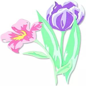 Sizzi Thinlits 다이 세트 11개입 레이어드 봄꽃 Lisa Jones 디자인 665812