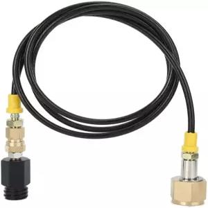 Simlug 1.5M W21.8-14 Din477 Co2 탱크 어댑터 소다 고압 호스 키트 액세서리 가정 및 사무실 소다스트림용