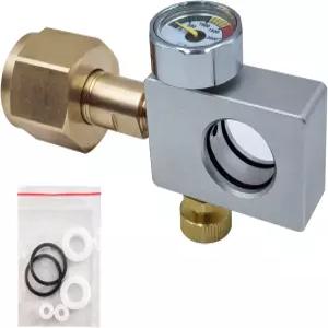 아옵케오 소다 워터 이산화탄소 핑크 실린더 충전 스테이션 2000psi 게이지 리필 어댑터 DUO 테라 아트 퀵