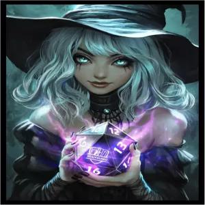 렐름가드 100ct 매트 TCGMTG 카드 아트 슬리브 D20 마녀