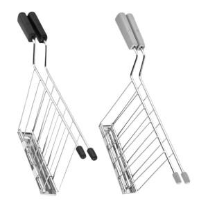 토스트 슬라이스 거치대 토스터기 그릴 랙, 실용적인 빵 기계, 샌드위치 케이지 예열 굽기 가정용 주방용