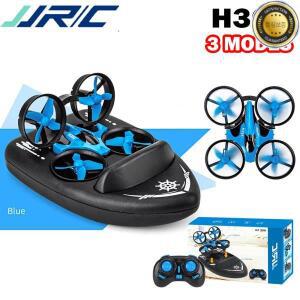 JJRC 3in1 드론 H36F 미니 TERZETTO 보트 자동차 수상 지상 공중 모드 고도 유지 헤드리스 헬리콥터 (어린