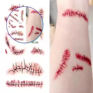 쌍문상회 개성있는 가짜 헤나 타투 세트 방수 문신 스티커