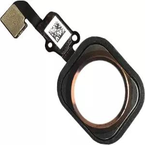 Johncase OEM 홈 버튼 플렉스 리본 케이블 어셈블리 6s Plus에 호환되는 고무 개스킷 교체 부품 포함 로즈