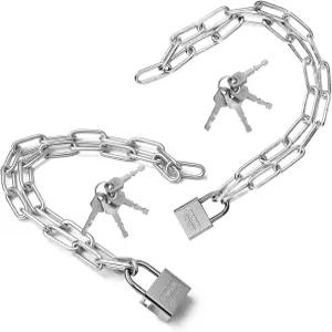 자전거 게이트 울타리 창고 및 보관소에서 방지 을 위한 4개의 열쇠 튼튼한 자물쇠 오토바이 자물쇠가