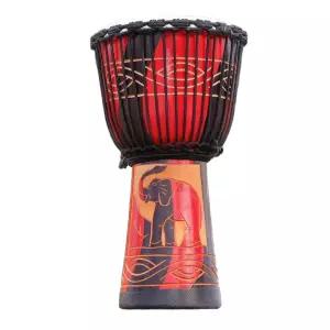 아프리카 젬베 12인치 스트랩 핸드드럼 퍼커션 전통악기 잼배 타악기