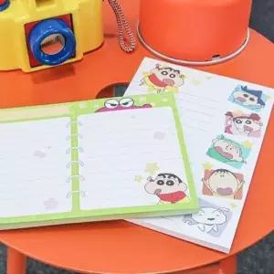 [문구/오피스] 짱구 유선 메모패드 4P 필기 뜯어쓰는 라인 노트패드