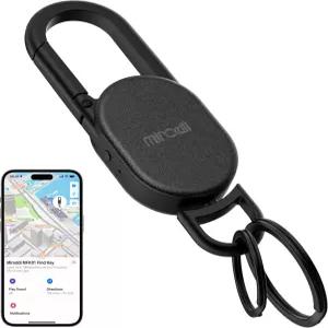키체인 트래커 키 파인더는 내 앱 찾기(iOS 전용) 남성용 헤비 듀티 카라비너 자동차 체인 키링이 있는