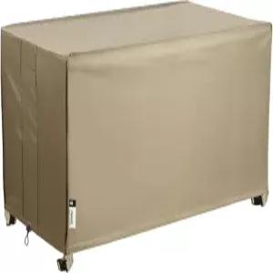 플렉시야드 파티오 데크 박스 커버 스트랩과 손잡이가 있는 6330 인치 파이어 피트 케터용 방수 헤비 듀티