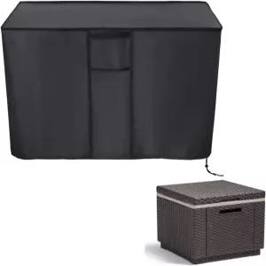 케터 쿨러 테이블용 킹링 야외 테이블 커버 방수 파티오 수납 사이드 18L 18W 18H