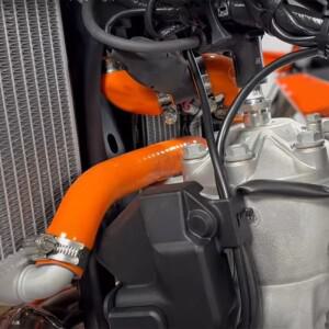 KTM XC 300 250 2020-2023용 오토바이 액세서리 실리콘 라디에이터 호스 수냉 파이프 튜브