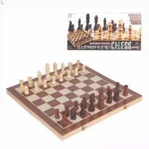 (튼튼)바니랜드 킹스맨 와이드 우든 체스 39cm우드 게임 보드 놀이 취미용 체스판