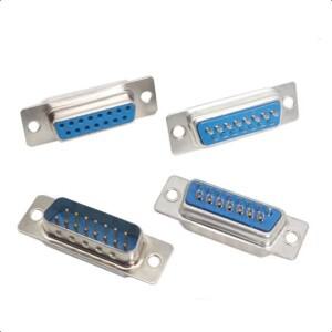 3-1PCS D-SUB 9 15 25 37 핀 수 암 솔더 유형 커넥터 DIP 스트레이트 마운트 직렬 포트 어댑터 2 행 DB