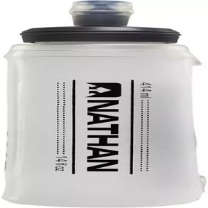 네이선 소프트 플라스크 바이트 탑이 있는 접이식 수분 공급용 러닝 워터 병 유연한 14온스