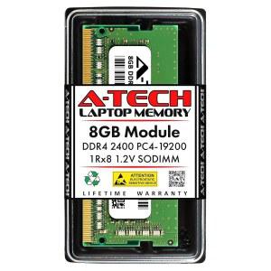 862398-855용 A-Tech 8GB RAM 교체 | DDR4 2400MHz PC4-19200 1Rx8 1.2V SODIMM 260핀 메모리 모듈