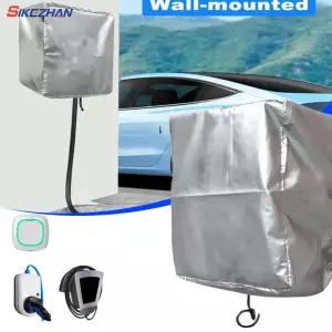 전기 자동차 충전소 용 EV 충전기 플러그 포트 보호 야외 방수 방진 충전 크래들 커버