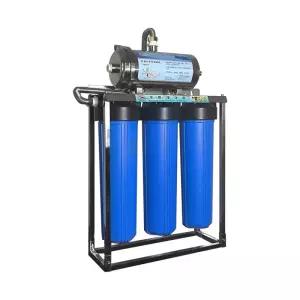 20 인치 대형 블루 쉘 수동 워터 필터 전체 집 고 유량 한외 여과 야외 사용을위한 가정용 정수기 휴대용