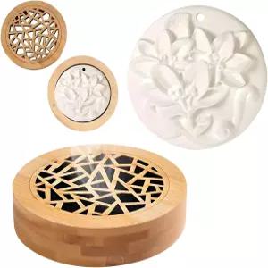 중소형 공간에 적합한 2Pcs 아로마 스톤 세트 패시브 디퓨저 에센셜 오일