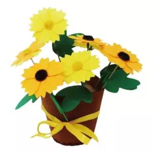 부직포재질 꽃 화분만들기 미술교재 5인 펠트지 꾸미기놀이 교과연계 홈수예 돌봄교실