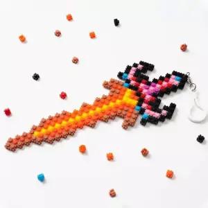 디폼블럭 불 칼/학교/유치원/어린이집/방과/ChatGPT의/말/디폼/블럭/나노/8MM/블록/미니/도안/키트/열쇠/고