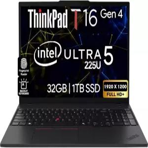 OEM 정품 Lenovo ThinkPad T16 Gen 16인치 WUXGA IPS 디스플레이 인텔 울트라 5-225U(비트 i7-1355U) 32GB