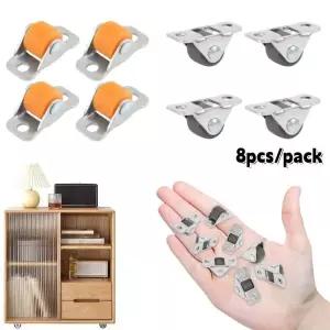 손수레바퀴 8 개 침묵 가구 바퀴 작업대 쇼핑 카트 선반 테이블 의자 12인치 스몰 캐스터