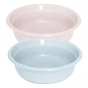 파스텔 컬러 세수 대야 - 대 37.5cm/플라스틱/세숫/세면/다용도/욕실/목욕탕/목욕/세탁/용/청소/캠핑/차박