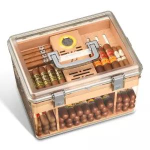 휴대용 시가케이스 시가휴미더 삼나무 케이스 시가