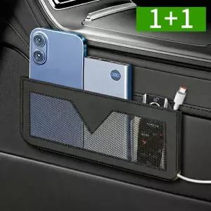 [NS홈쇼핑][etv] 1+1 부착식 차량용 가죽 수납 포켓[35767583]