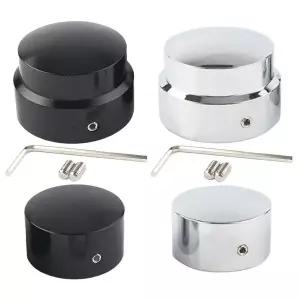 호환   리어 액슬 너트 커버 캡 볼트 알루미늄 Harley-Davidson Softail Touring Dyna Electra Glide Sport